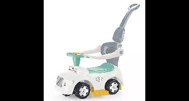 Dolu 3in1 Loopauto met Handgreep + Toeter Wit/Blauw/Grijs/Geel