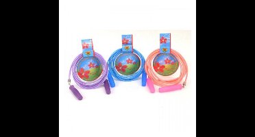 Kunststof Springtouw met Glittertjes 2,3 m Assorti