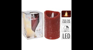 LED Kaars met Timer Rood