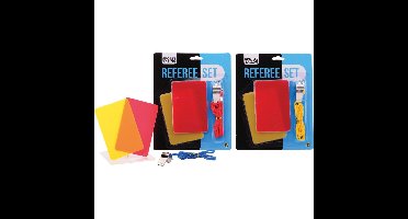 Sports Active Metalen Scheidsrechtersfluitje met 2 Kaarten