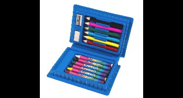 Clown Kinder Kleurkoffer 14-delig