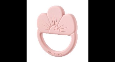 Little Dutch Siliconen Bijtring Bloem Roze