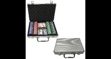 Poker Set in Aluminium Koffer