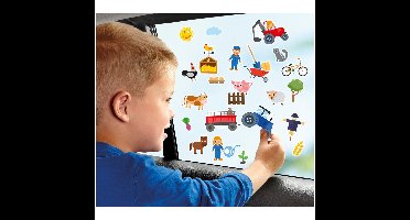 Totum Verwijderbare Raamstickers Boerderij 70 Stuks