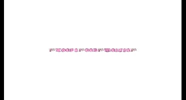 Letterslinger Hoera een Meisje