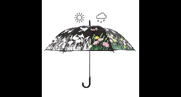 Esschert Design Kleur Veranderende Paraplu Bloemenwijde