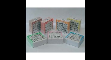 Bingokaarten 500 Stuks