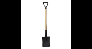 Pro Garden Schep met Houten Steel 115 cm Zwart/Hout