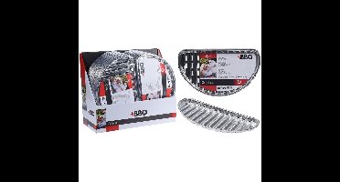 Aluminium Grillschalen Set 4 Stuks