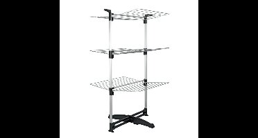 Tomado Ciclone Droogtoren 40 m Lijn 78x72x137 cm Zilver/Zwart