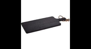 Rubberwood Snijplank 50x15x2 cm Zwart