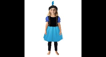 Pietenjurk 110-116 Paars/Blauw