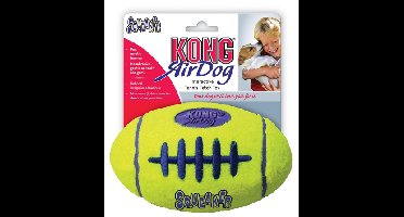 KONG AIRDOG FOOTBALL GEEL SMALL 9X5,5 CM