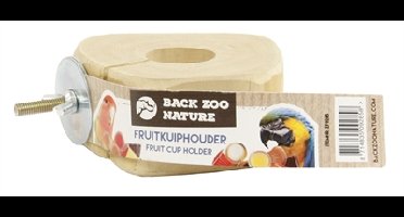 BACK ZOO NATURE FRUITKUIPJE HOUDER MET SCHROEF 15X13X4 CM