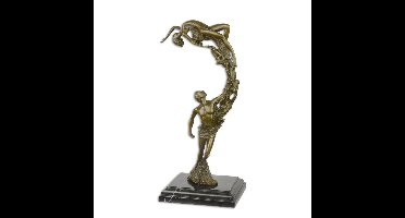 BRONZEN BEELD VAN EEN JONG STEL