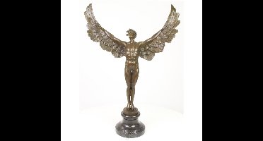 BRONZEN SCULPTUUR VAN DE GEVLEUGELDE DAG