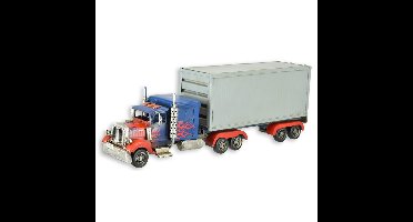 A TIN MODEL OF A CONTAINER TRUCK