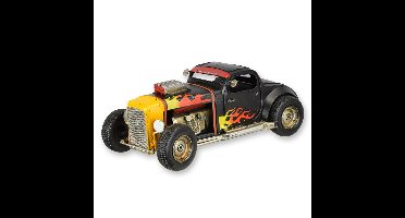 A TIN MODEL OF A HOT ROD