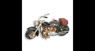 A TIN MODEL OF A MOTORCYCLE