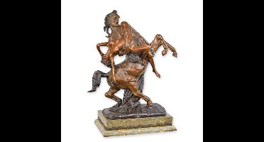BRONZEN BEELD VAN DE ONTVOERING VAN HIPPODAMIA