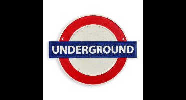 Gietijzeren "ondergrondse" gedenkplaat