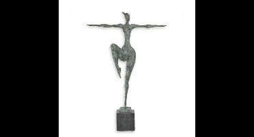 A MODERNIST BRONZE SCULPTURE OF A FEMALE NUDE