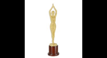 A WOODEN SCULPTURE CALLED "STARFISH"