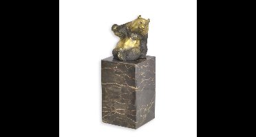 BRONZEN BEELD VAN EEN PANDA