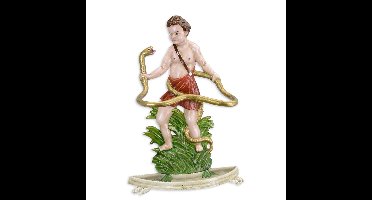 Gietijzeren hercules en slang paraplubak