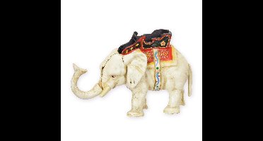 A CAST IRON ELEPHANT BANK