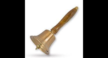 A BRASS SCHOOL BELL