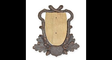 A CAST IRON TROPHY MOUNT