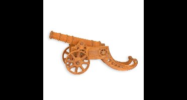 A CAST IRON CANON, RUST