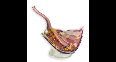 A MURANO STYLE GLASS FIGURINE OF A MANTA RAY
