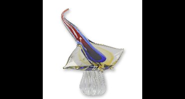 A MURANO STYLE GLASS FIGURINE OF A MANTA RAY
