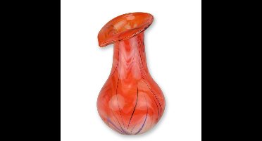 A MURANO STYLE GLASS VASE