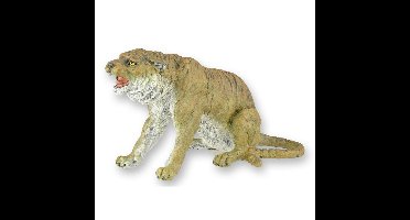 A BRONZE SCULPTURE OF A TIGER