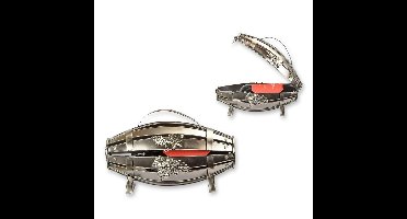 A TIN BOTTLE HOLDER "BARREL"