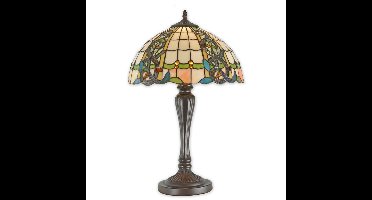 A TIFFANY STYLE TABLE LAMP