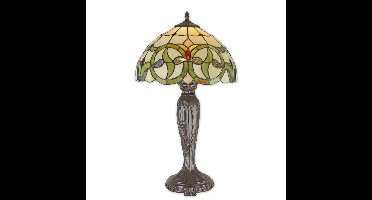 A TIFFANY STYLE TABLE LAMP