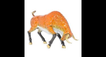 BRONZEN BEELD VAN EEN JONGE STIER