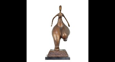 A MODERNIST BRONZE SCULPTURE OF A FEMALE NUDE