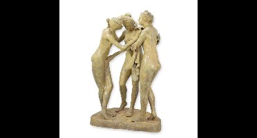 A BRONZE SCULPTURE OF THE THREE GRACE