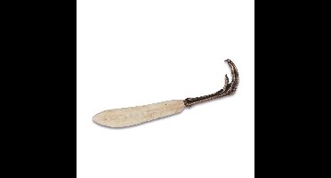 A PAIR OF CAST IRON "CLAW AND FEATHER" LETTER OPENERS