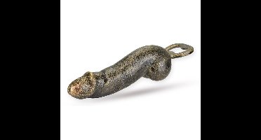 A PAIR OF CAST IRON FALLUS BOTTLE OPENERS