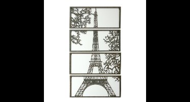 ijzeren vierluik voor wandmontage van de eiffeltoren