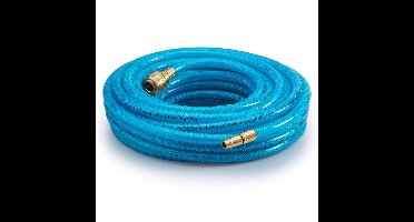 Persluchtslang 10mtr snelkoppeling/stekker