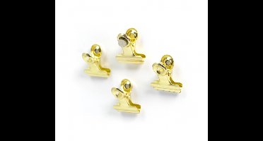 Trendform Magnet Clip Graffa MINI messing - Set van 4 stuks