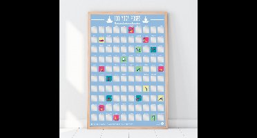 Gift Republic Scratch Poster - 100 Yoga Poses
Gift Republic Kraskaart Poster - 100 Yoga Houdingen