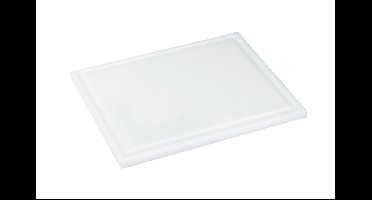 Interlux Snijplaat met sapgoot - 530x325x15mm - Wit
Interlux Cutting Board with juice groove - 530x325x15mm - White